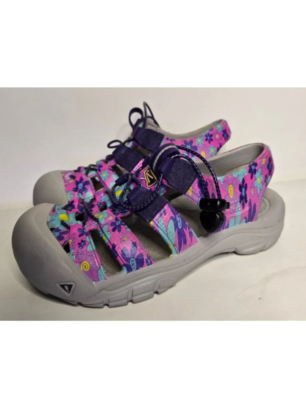 Youth Keen Seacamp II CNX Waterproof Lightweight Sandals Purple Floral Size 1